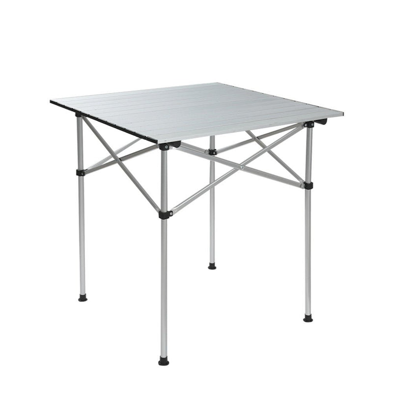 Roll Up Camping Table Foldable Portable Picnic Garden BBQ Desk 70CM - Outdoor > Camping - Rivercity House & Home Co. (ABN 18 642 972 209) - Affordable Modern Furniture Australia