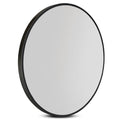 Round Wall Mirror 70cm Makeup Bathroom Mirror Frameless