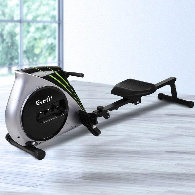 Rowing Exercise Machine Rower Resistance Home Gym (Foldable) - Rivercity House & Home Co. (ABN 18 642 972 209) - Affordable Modern Furniture Australia