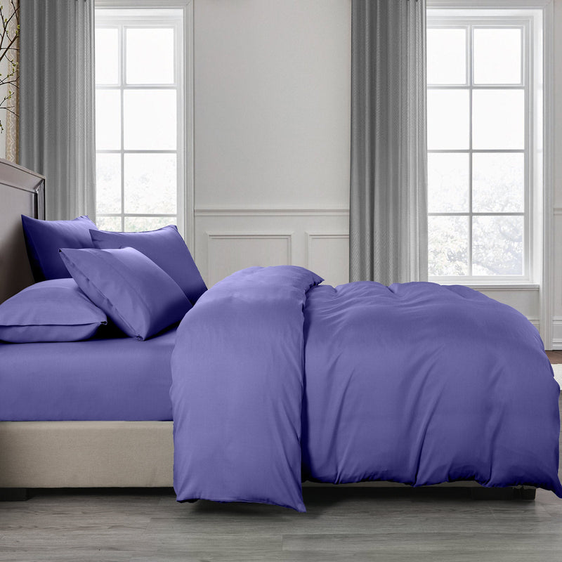 Royal Comfort 2000TC 6 Piece Bamboo Sheet & Quilt Cover Set Cooling Breathable - Double - Royal Blue - Home & Garden > Bedding - Rivercity House & Home Co. (ABN 18 642 972 209) - Affordable Modern Furniture Australia