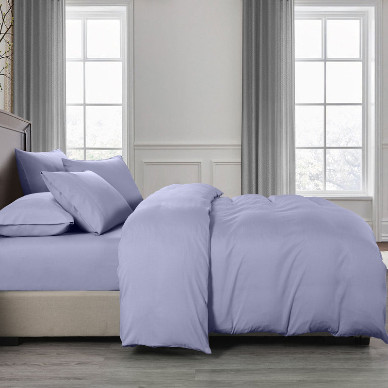 Royal Comfort 2000TC Quilt Cover Set Bamboo Cooling Hypoallergenic Breathable - Double - Lilac Grey - Home & Garden > Bedding - Rivercity House & Home Co. (ABN 18 642 972 209) - Affordable Modern Furniture Australia