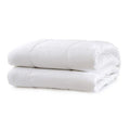Fitted Foam Cover Underlay Goose Mattress Topper 1000GSM Queen White