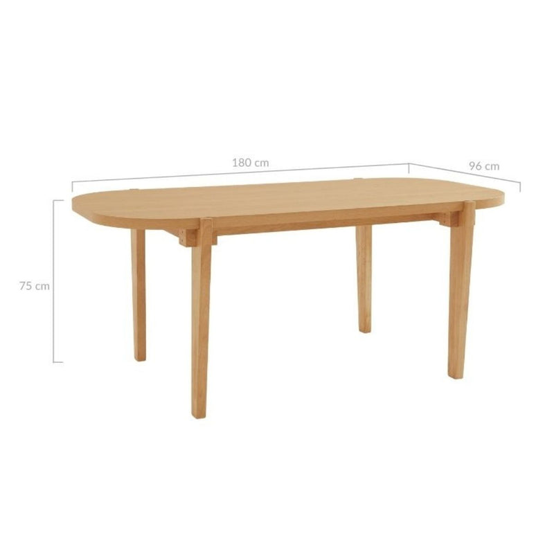 Rustic Farmhouse Style 6 Seater Dining Table - Rivercity House & Home Co. (ABN 18 642 972 209) - Affordable Modern Furniture Australia