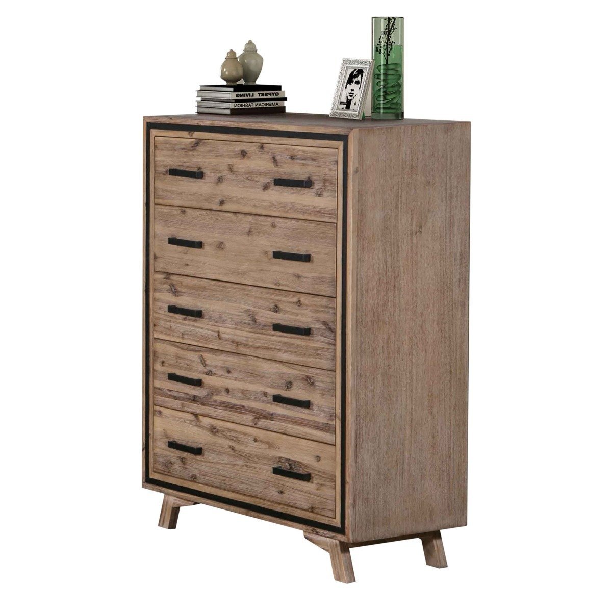 Seashore 2/3 Drawer Tallboy - Rivercity House & Home Co. (ABN 18 642 972 209) - Affordable Modern Furniture Australia