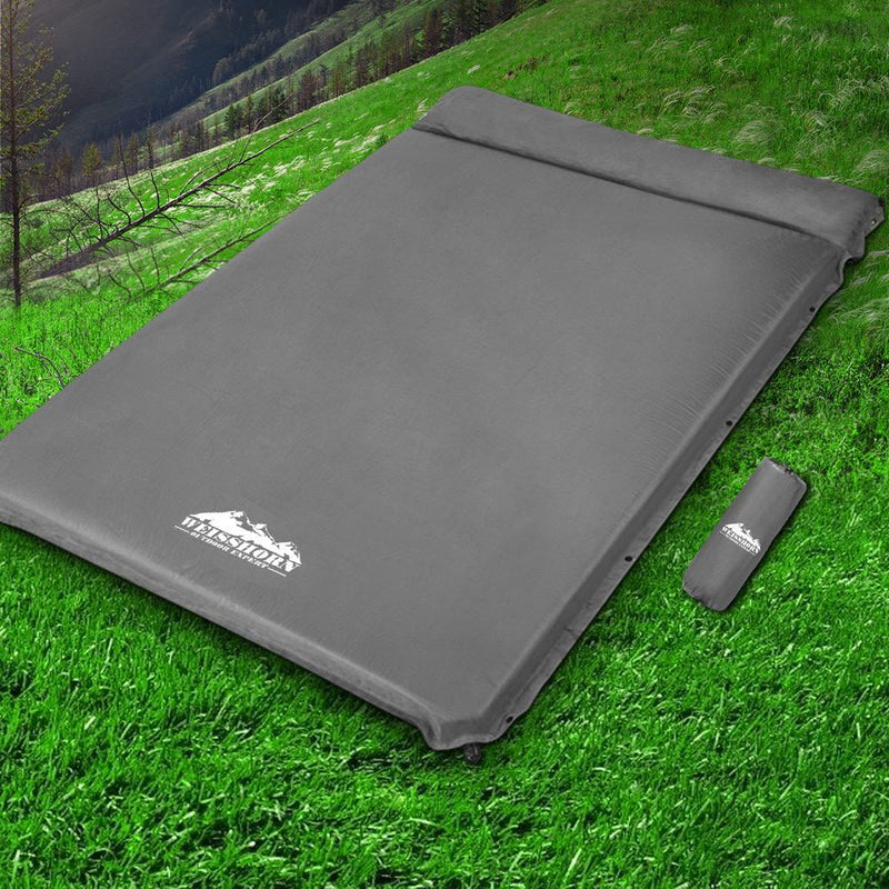 Self Inflating Mattress - Grey - Outdoor > Camping - Rivercity House & Home Co. (ABN 18 642 972 209) - Affordable Modern Furniture Australia