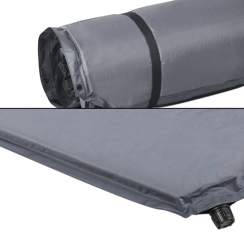 Self Inflating Mattress - Grey - Outdoor > Camping - Rivercity House & Home Co. (ABN 18 642 972 209) - Affordable Modern Furniture Australia