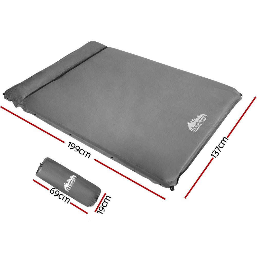 Self Inflating Mattress - Grey - Outdoor > Camping - Rivercity House & Home Co. (ABN 18 642 972 209) - Affordable Modern Furniture Australia