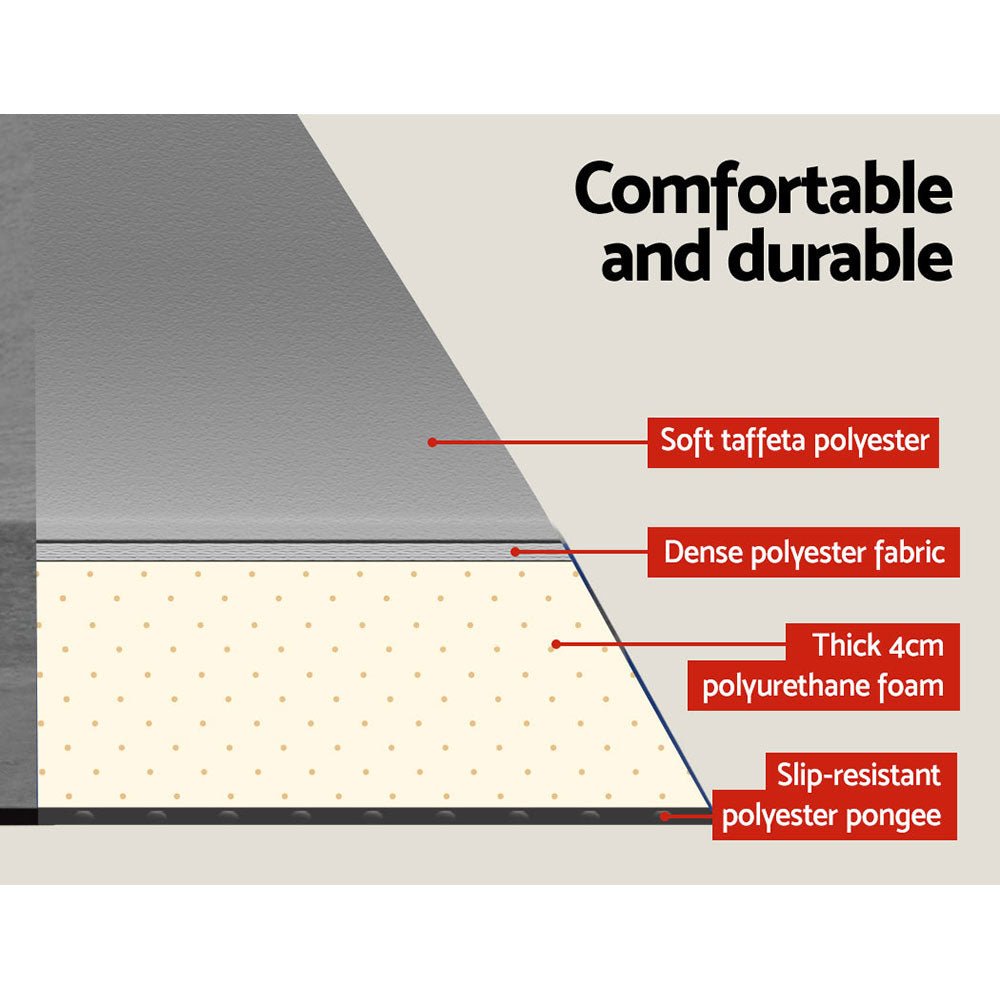 Self Inflating Mattress - Grey - Outdoor > Camping - Rivercity House & Home Co. (ABN 18 642 972 209) - Affordable Modern Furniture Australia