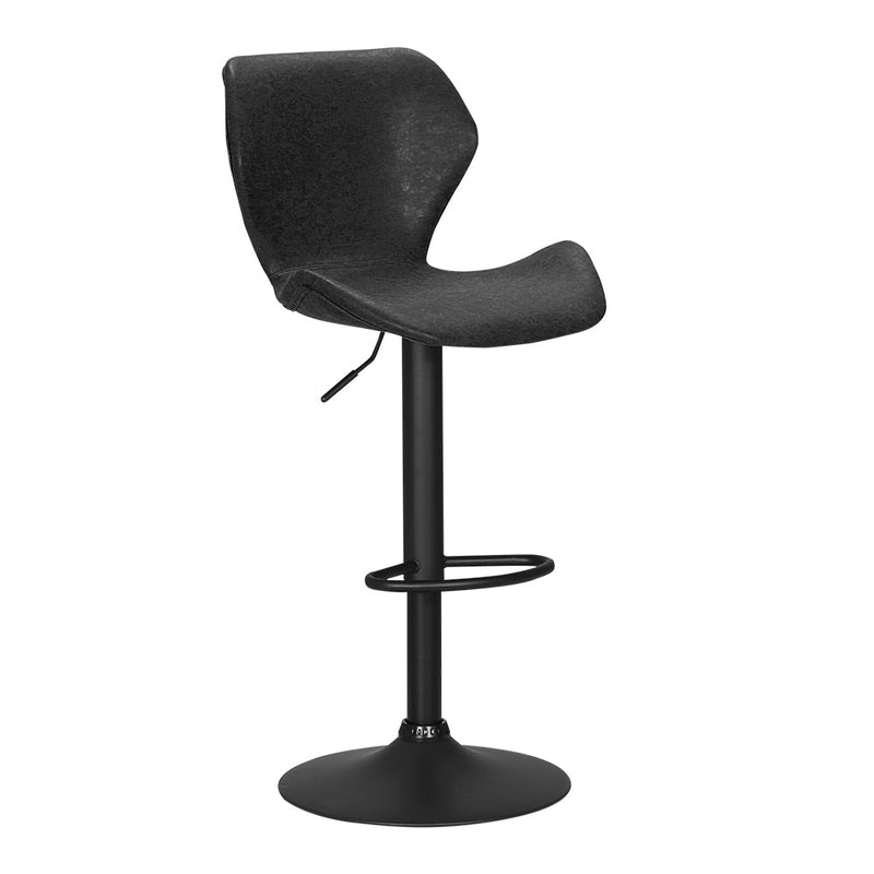 Set of 2 Fremantle Bar Stools - Black - Furniture > Bar Stools & Chairs - Rivercity House & Home Co. (ABN 18 642 972 209) - Affordable Modern Furniture Australia