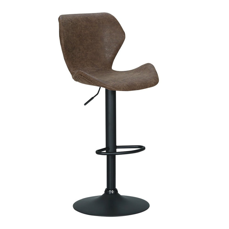 Set of 2 Fremantle Bar Stools - Brown - Furniture > Bar Stools & Chairs - Rivercity House & Home Co. (ABN 18 642 972 209) - Affordable Modern Furniture Australia