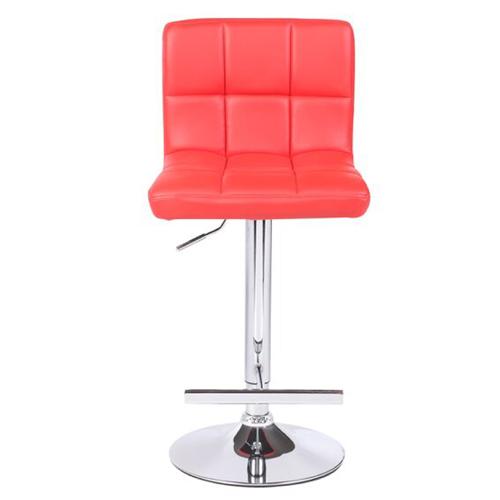 Set of 2 Max PU Leather Bar Stools - Red - Rivercity House & Home Co. (ABN 18 642 972 209) - Affordable Modern Furniture Australia