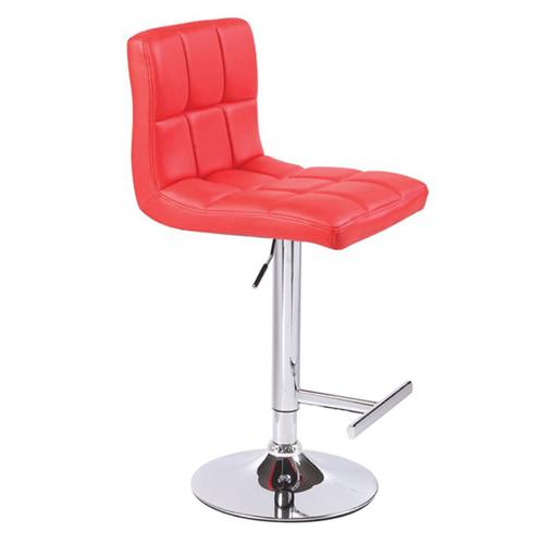 Set of 2 Max PU Leather Bar Stools - Red - Rivercity House & Home Co. (ABN 18 642 972 209) - Affordable Modern Furniture Australia