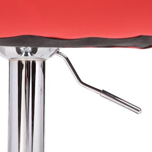 Set of 2 Max PU Leather Bar Stools - Red - Furniture > Bar Stools & Chairs - Rivercity House And Home Co.