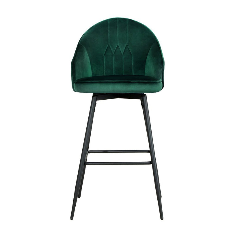 Set of 2 Melissa Swivel Bar Stools - Green - Furniture > Bar Stools & Chairs - Rivercity House & Home Co. (ABN 18 642 972 209) - Affordable Modern Furniture Australia