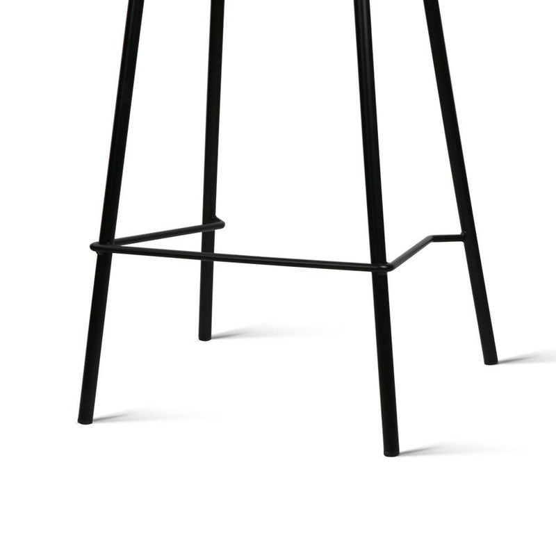 Set of 2 Metal Bar Stools - Black - Rivercity House & Home Co. (ABN 18 642 972 209) - Affordable Modern Furniture Australia