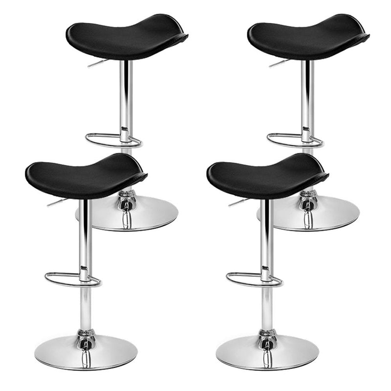 Set of 4 Swivel Bar Stools - Black - Furniture - Rivercity House & Home Co. (ABN 18 642 972 209) - Affordable Modern Furniture Australia