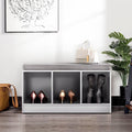 Shoe Cabinet Bench Seat Organiser White