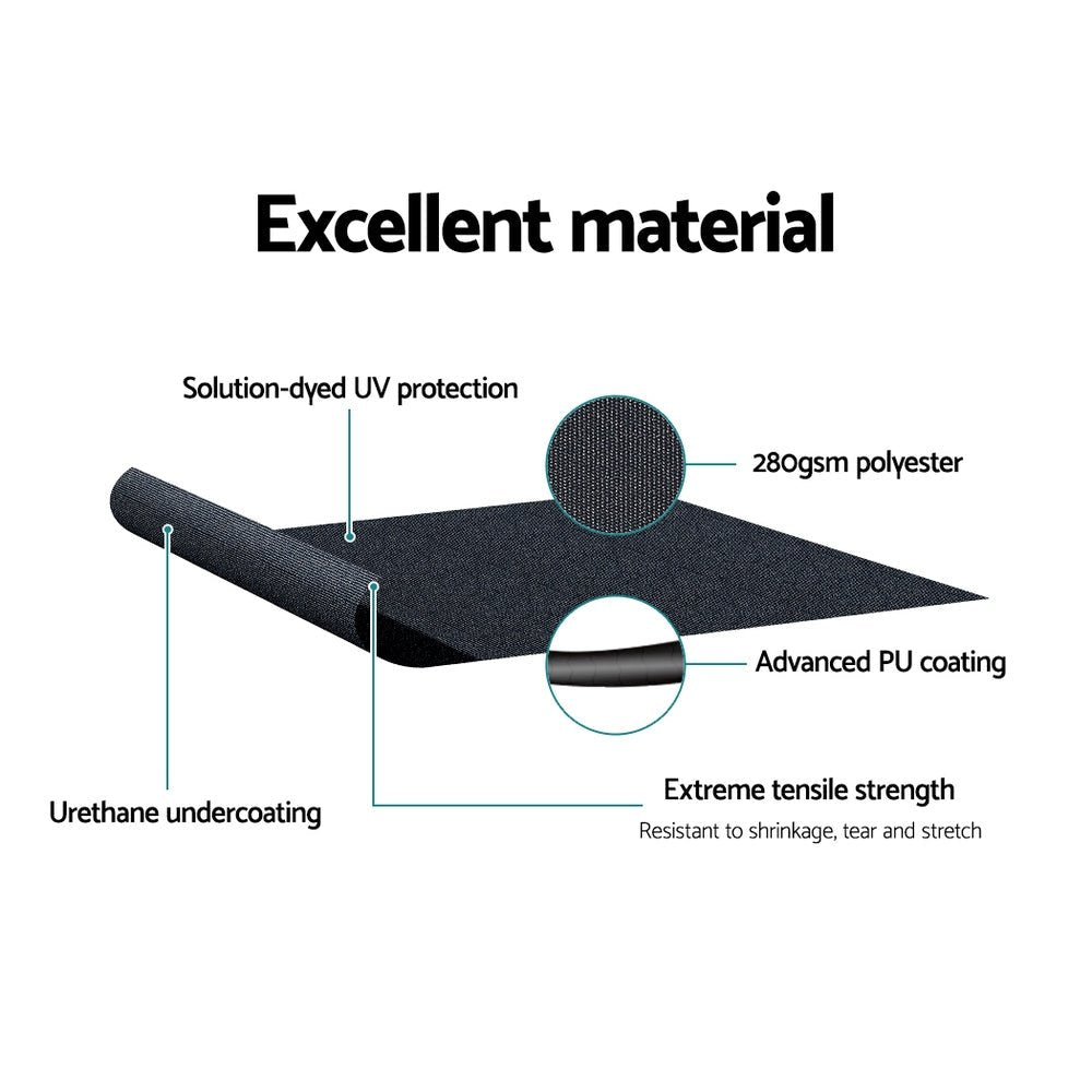 Side Awning Sun Shade Outdoor Blinds Balcony Screen 1.2X0.6X0.6M - Home & Garden > Shading - Rivercity House & Home Co. (ABN 18 642 972 209) - Affordable Modern Furniture Australia