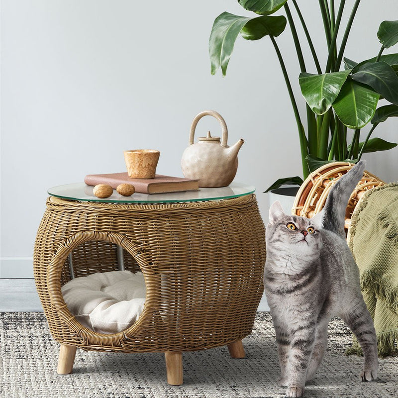 Pet Bed Coffee Side Table All-In-One - Furniture > Outdoor - Rivercity House & Home Co. (ABN 18 642 972 209) - Affordable Modern Furniture Australia