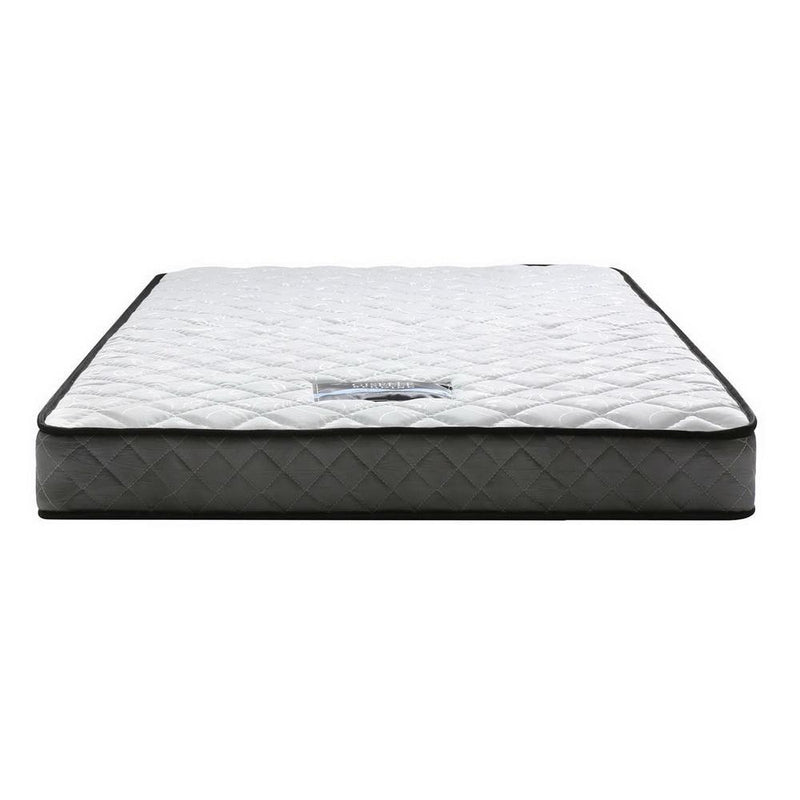 Single Package | Amor Bed Gold & Alzbeta Bonnell Spring Mattress (Medium Firm) - Furniture > Bedroom - Rivercity House & Home Co. (ABN 18 642 972 209) - Affordable Modern Furniture Australia