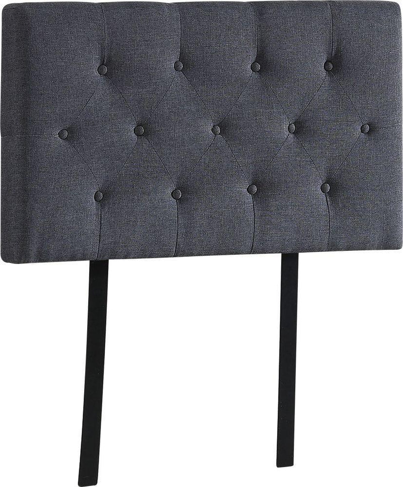 Single Size | Deluxe Headboard Bedhead (Grey) - Rivercity House & Home Co. (ABN 18 642 972 209) - Affordable Modern Furniture Australia