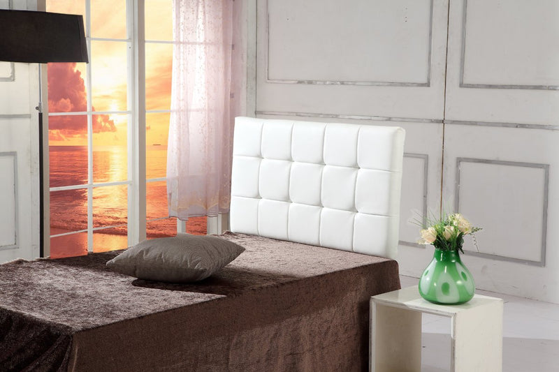 Single Size | Deluxe Headboard Bedhead (White) - Rivercity House & Home Co. (ABN 18 642 972 209) - Affordable Modern Furniture Australia