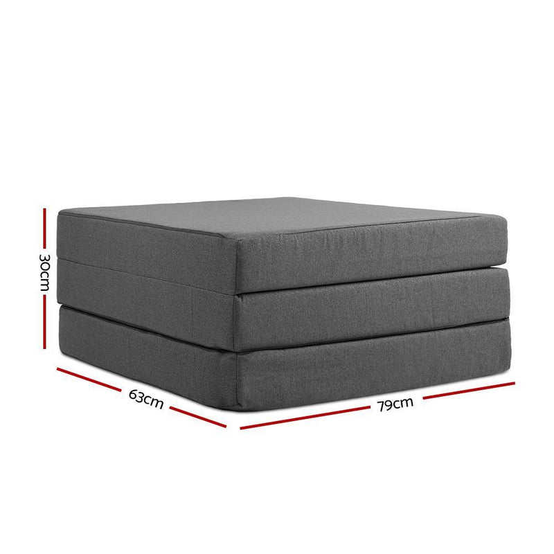 Single Size | Portable Folding Foam Mattress - Rivercity House & Home Co. (ABN 18 642 972 209) - Affordable Modern Furniture Australia