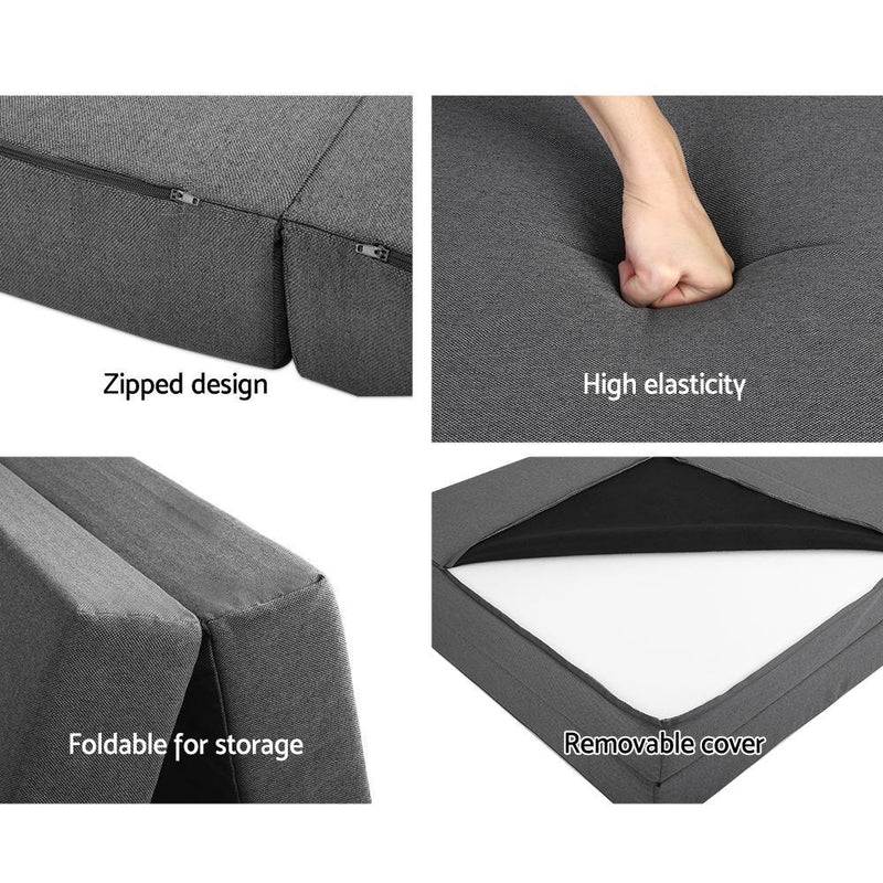 Single Size | Portable Folding Foam Mattress - Rivercity House & Home Co. (ABN 18 642 972 209) - Affordable Modern Furniture Australia