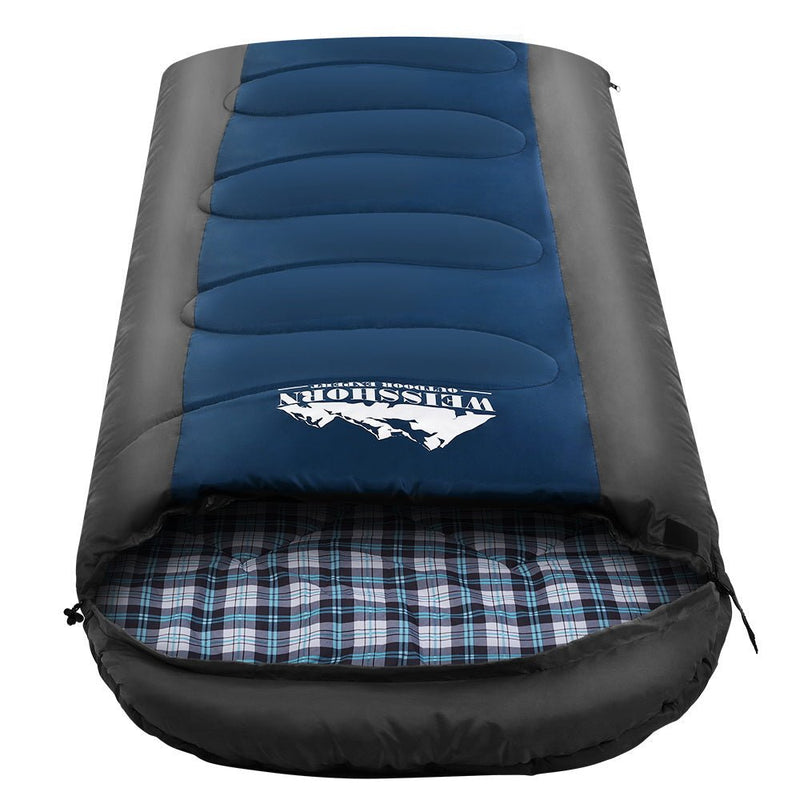 Sleeping Bag Camping Hiking Tent Winter Outdoor Comfort 0 Degree Navy - Outdoor > Camping - Rivercity House & Home Co. (ABN 18 642 972 209) - Affordable Modern Furniture Australia