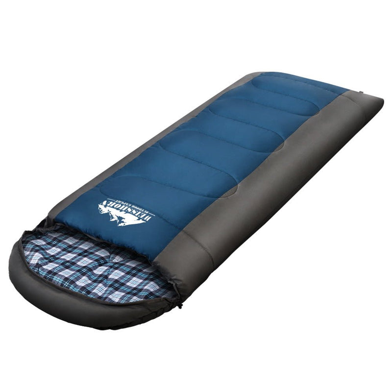 Sleeping Bag Camping Hiking Tent Winter Outdoor Comfort 0 Degree Navy - Outdoor > Camping - Rivercity House & Home Co. (ABN 18 642 972 209) - Affordable Modern Furniture Australia