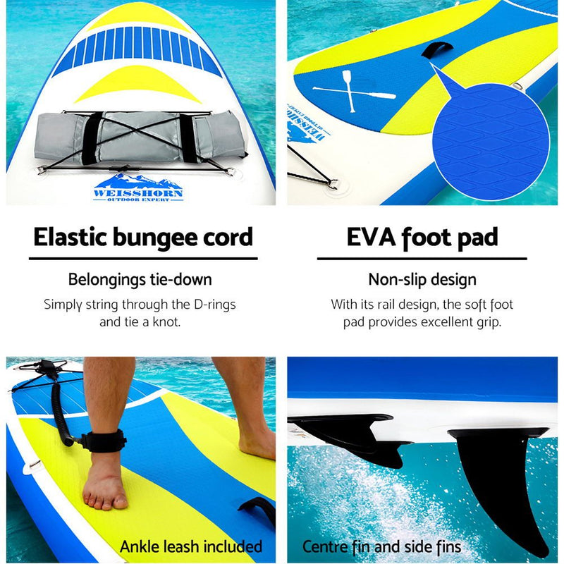 Stand Up Paddle Boards 11ft Inflatable SUP Surfboard Paddleboard Kayak - Outdoor > Boating - Rivercity House & Home Co. (ABN 18 642 972 209) - Affordable Modern Furniture Australia