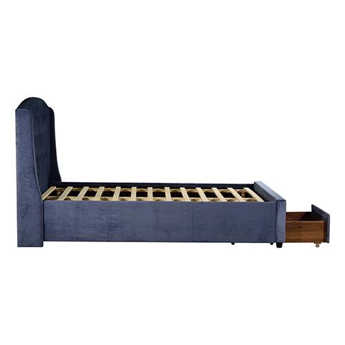 Stella King Bed Frame Navy Blue - Furniture > Bedroom - Rivercity House & Home Co. (ABN 18 642 972 209) - Affordable Modern Furniture Australia