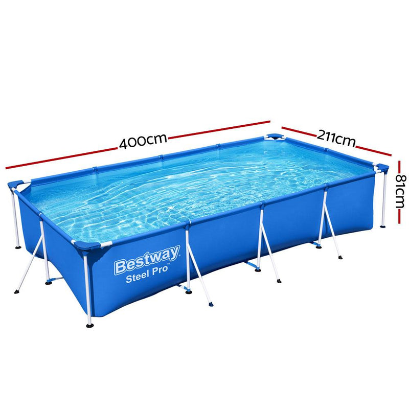 Swimming Pool Above Ground Filter Pump Steel Pro‚ Frame Pools 4M - Rivercity House & Home Co. (ABN 18 642 972 209) - Affordable Modern Furniture Australia