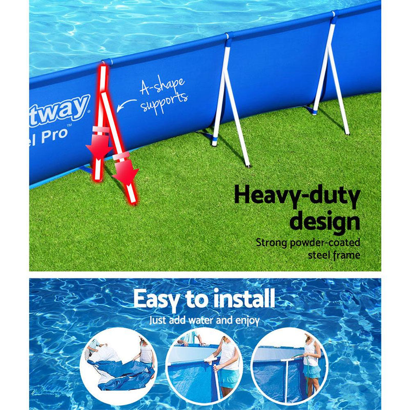 Swimming Pool Above Ground Filter Pump Steel Pro‚ Frame Pools 4M - Rivercity House & Home Co. (ABN 18 642 972 209) - Affordable Modern Furniture Australia