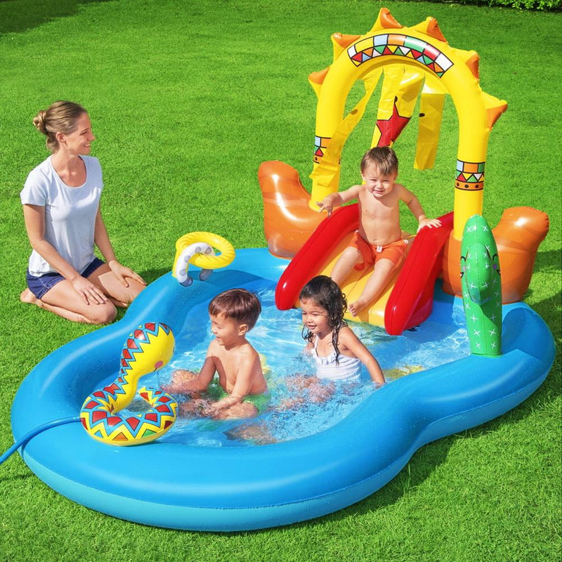 Swimming Pool Above Ground Inflatable Kids Play Wild West Pools Toy Game - Home & Garden > Pool & Accessories - Rivercity House And Home Co.