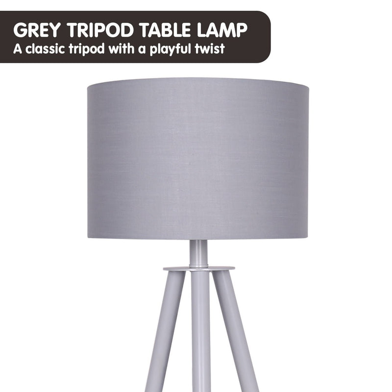 Tripod Desk Lamp in Metal & Wood Nordic Minimalist Light - Home & Garden > Lighting - Rivercity House & Home Co. (ABN 18 642 972 209) - Affordable Modern Furniture Australia