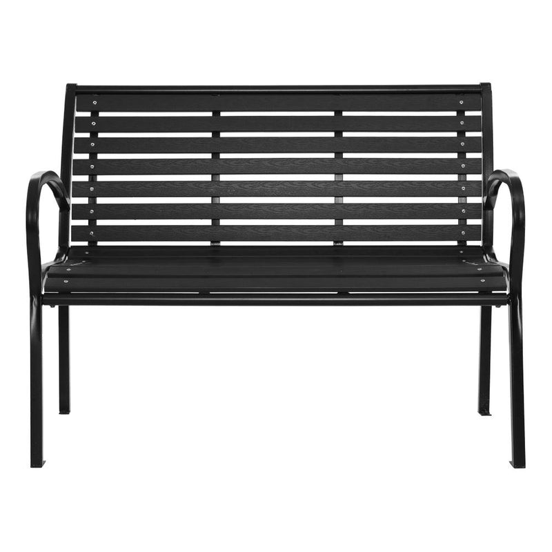 Victorian-inspired Garden Bench (Black) - Furniture - Rivercity House And Home Co.
