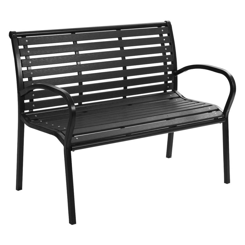 Victorian-inspired Garden Bench (Black) - Furniture - Rivercity House And Home Co.