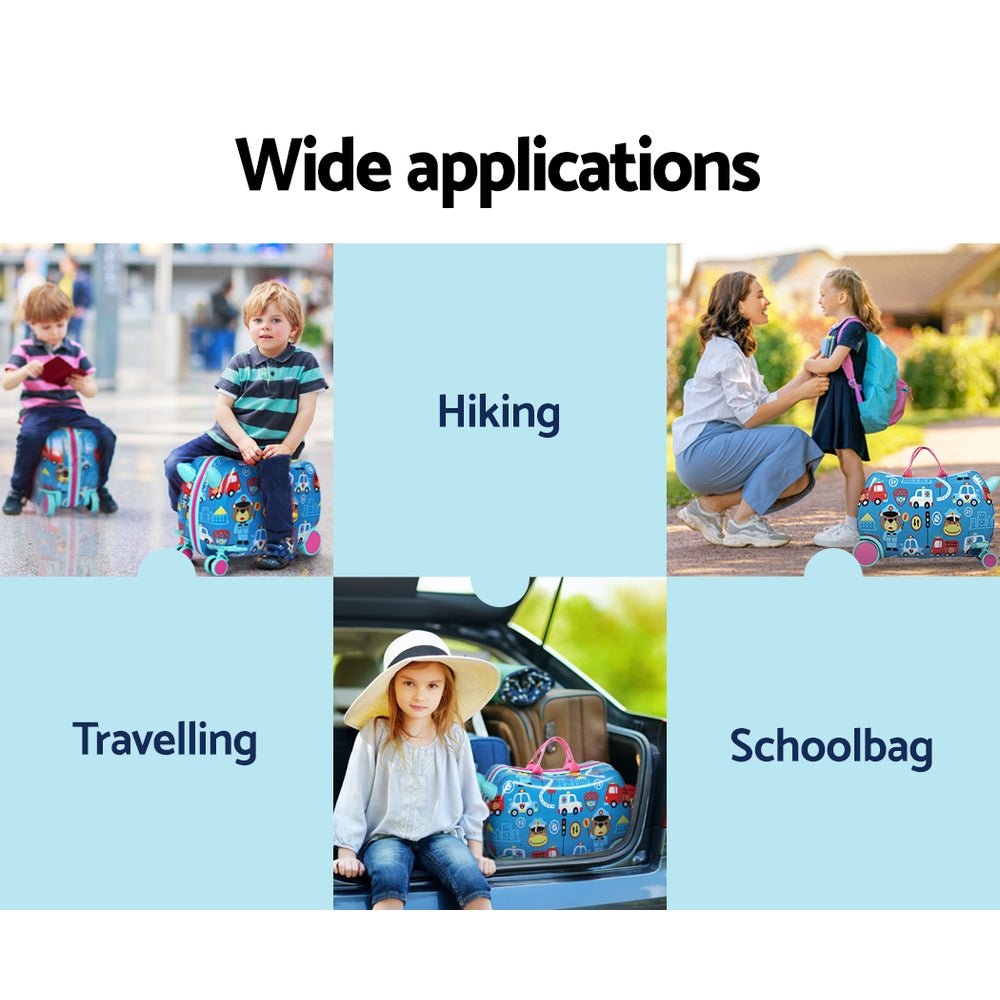 17" Kids Ride On Luggage Suitcase Cars - Home & Garden > Travel - Rivercity House & Home Co. (ABN 18 642 972 209) - Affordable Modern Furniture Australia