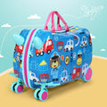 17Inch Kids Ride On Luggage Suitcase Cars