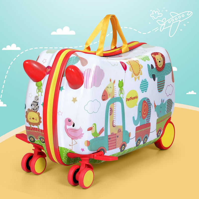 17" Kids Ride On Luggage Suitcase Zoo - Home & Garden > Travel - Rivercity House & Home Co. (ABN 18 642 972 209) - Affordable Modern Furniture Australia