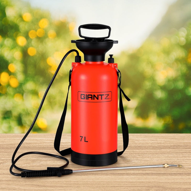 Weed Sprayer Pressure 7L Shoulder Garden Spray - Home & Garden > Garden Tools - Rivercity House & Home Co. (ABN 18 642 972 209) - Affordable Modern Furniture Australia