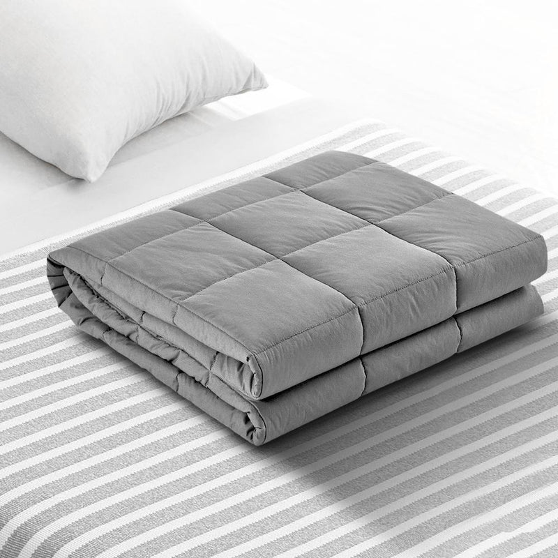 Weighted Calming Blanket 5KG Light Grey - Home & Garden > Bedding - Rivercity House & Home Co. (ABN 18 642 972 209) - Affordable Modern Furniture Australia