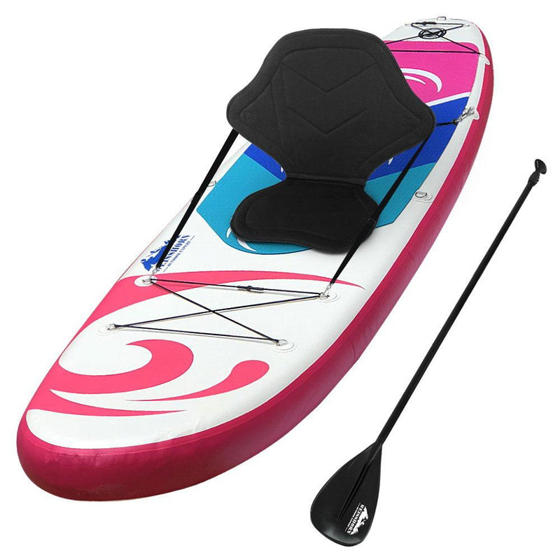 Stand Up Paddle Boards 11‚ Inflatable SUP Surfboard Paddleboard Kayak Pink - Rivercity House & Home Co. (ABN 18 642 972 209) - Affordable Modern Furniture Australia