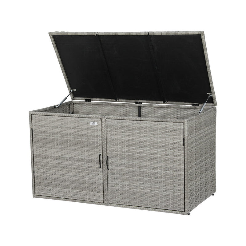 Wicker Outdoor Storage Cabinet - Home & Garden > Storage - Rivercity House & Home Co. (ABN 18 642 972 209) - Affordable Modern Furniture Australia