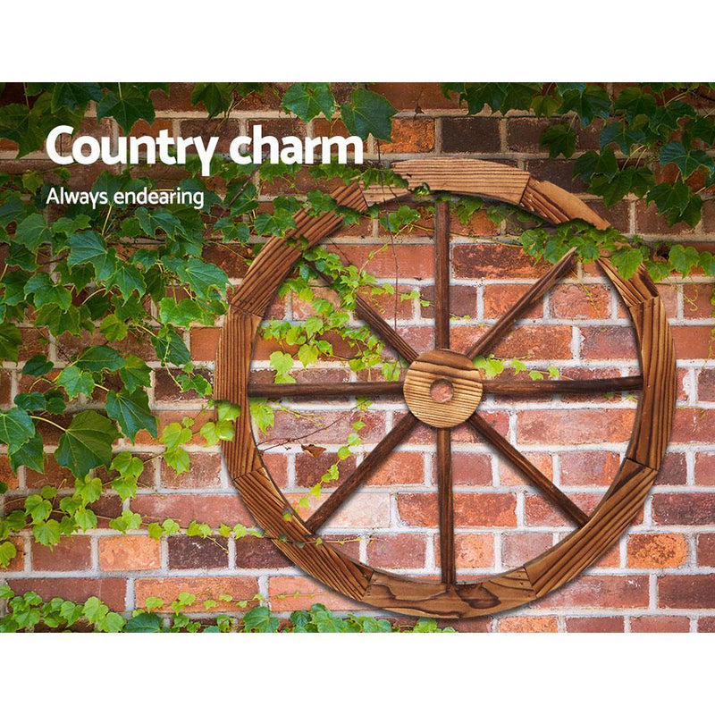 Wooden Wagon Wheel - Rivercity House & Home Co. (ABN 18 642 972 209) - Affordable Modern Furniture Australia