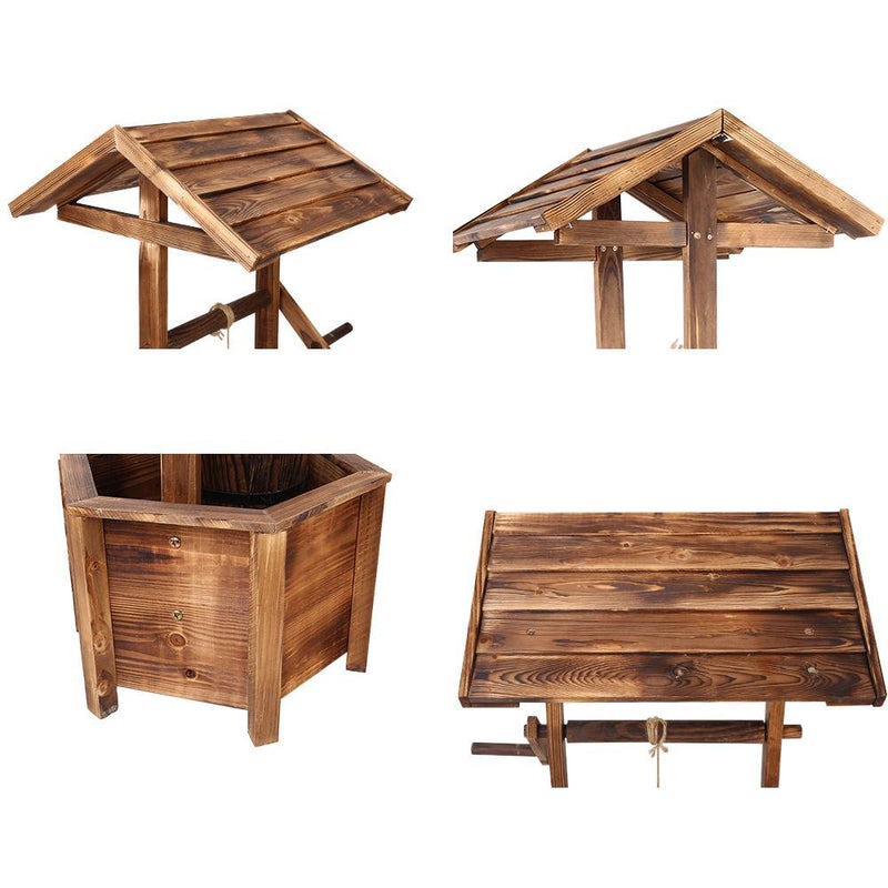 Wooden Wishing Well - Rivercity House & Home Co. (ABN 18 642 972 209) - Affordable Modern Furniture Australia