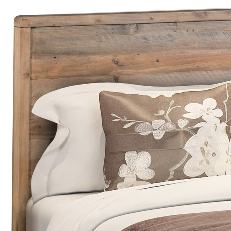 Woodstyle Queen Bed Frame Natural - Rivercity House & Home Co. (ABN 18 642 972 209) - Affordable Modern Furniture Australia