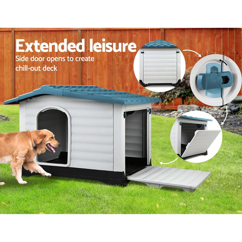 XXL Pet Kennel - Blue - Pet Care - Rivercity House & Home Co. (ABN 18 642 972 209) - Affordable Modern Furniture Australia