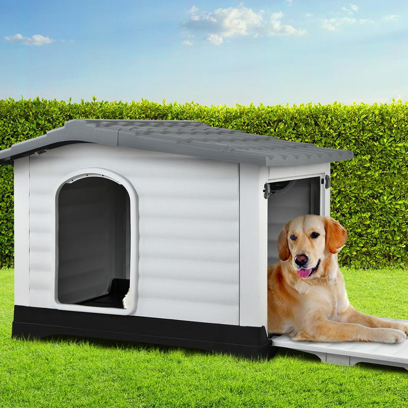 XXL Pet Kennel - Grey - Pet Care - Rivercity House & Home Co. (ABN 18 642 972 209) - Affordable Modern Furniture Australia